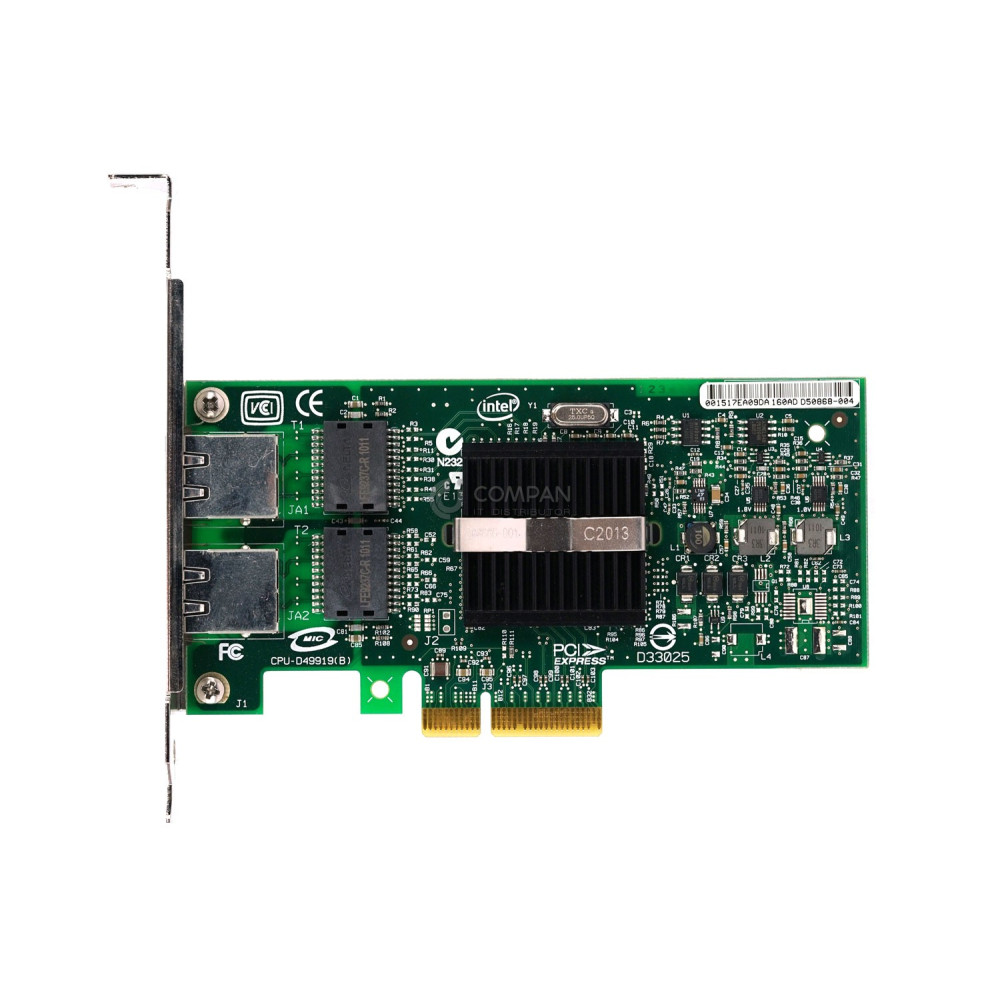 D50868-004 INTEL PRO/1000 PT GIGABIT DUAL PORT SERVER ADAPTER PCI-E